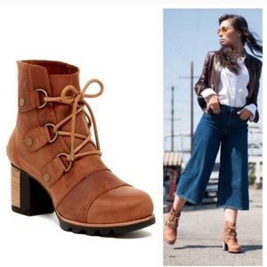 Sorel Addington Lace Up Suede Bootie